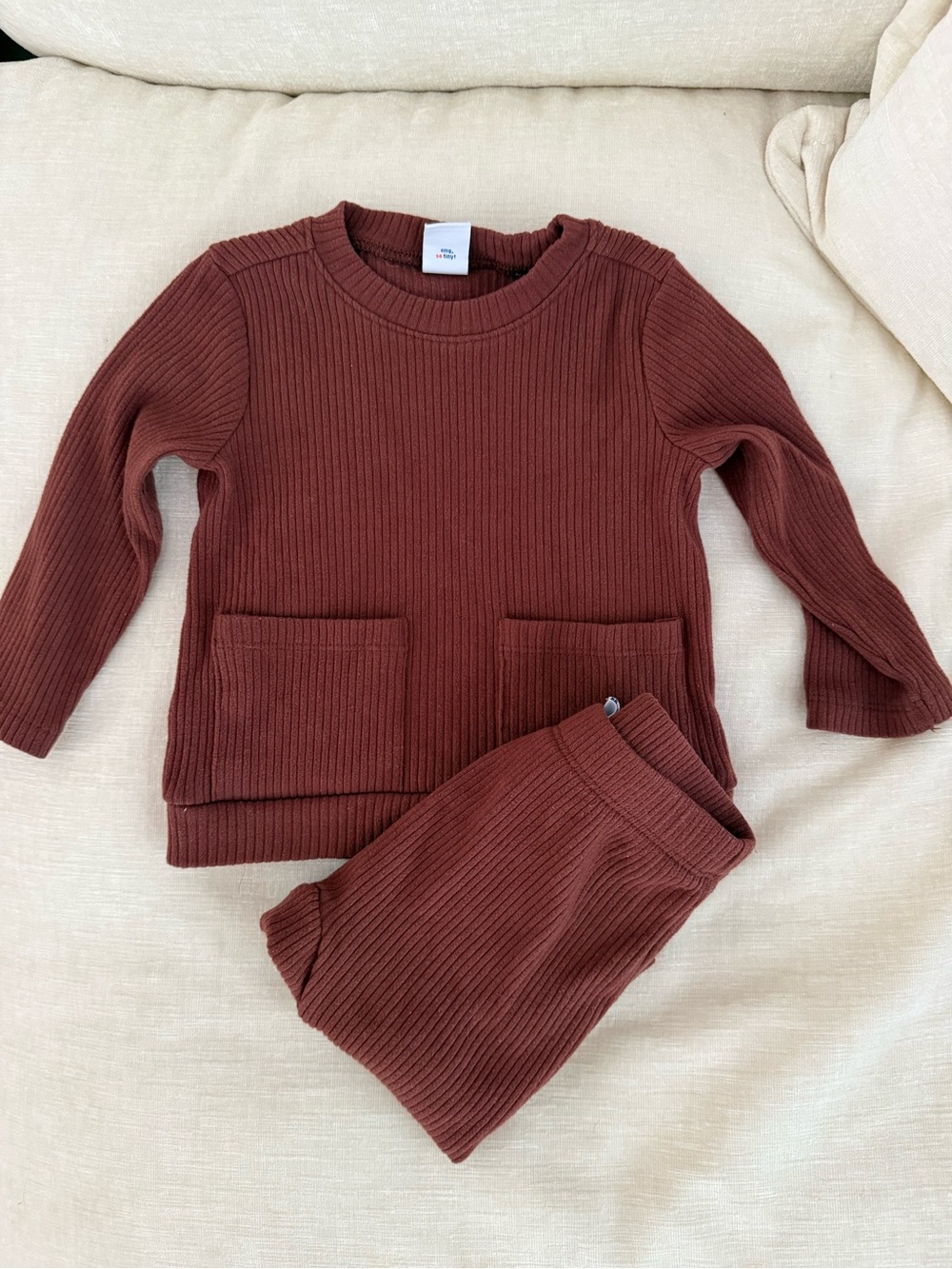 Old Navy Ribbed Two-Piece Set - Brick Red